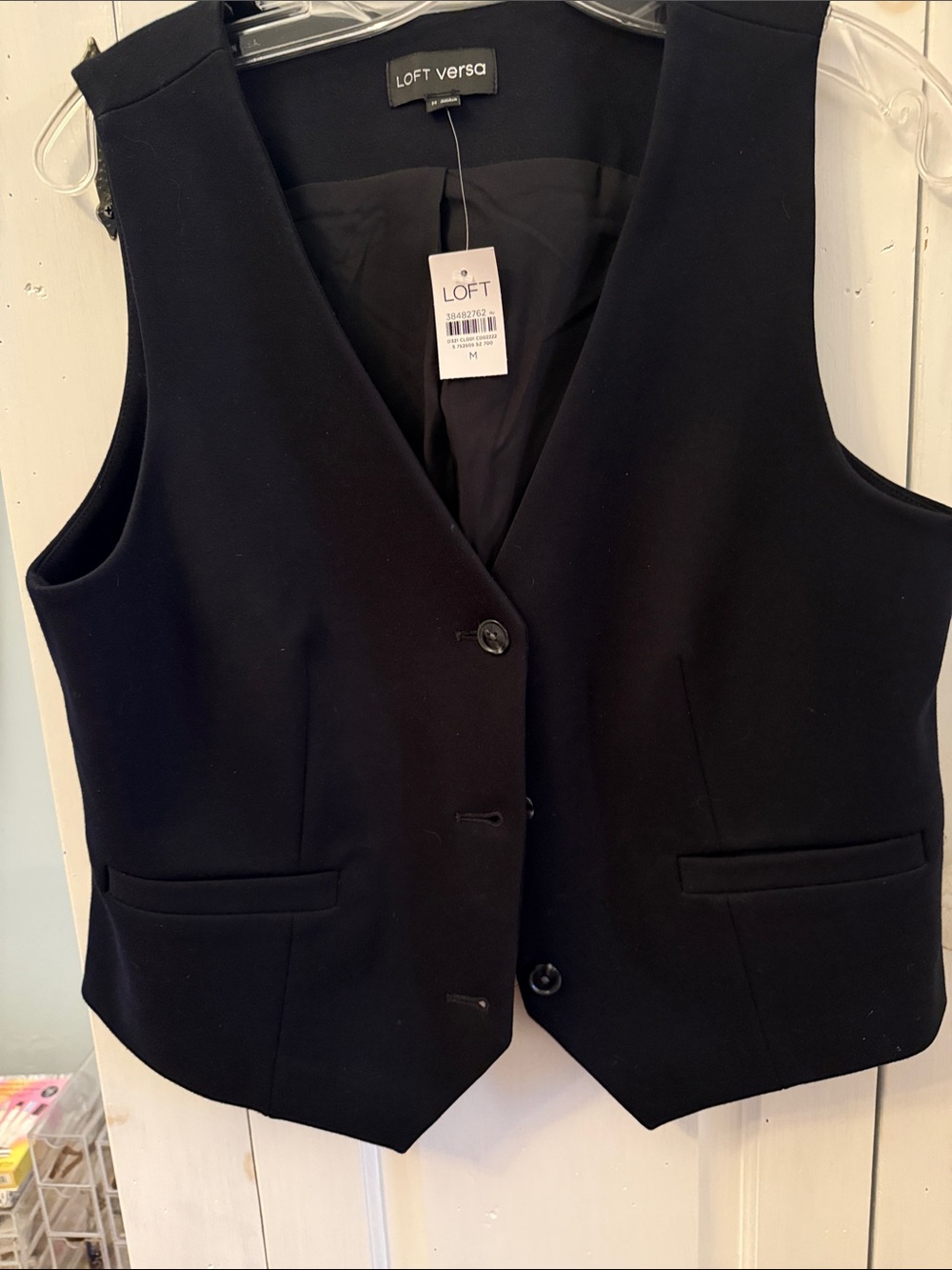 LOFT Black Tailored Women's Vest